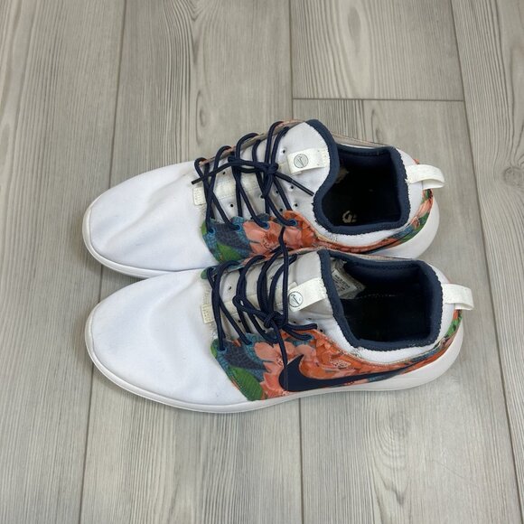 NikeiD Custom Roshe Colorful Floral Print Sneakers Men's 13 897154 Lace Up - Picture 2 of 8